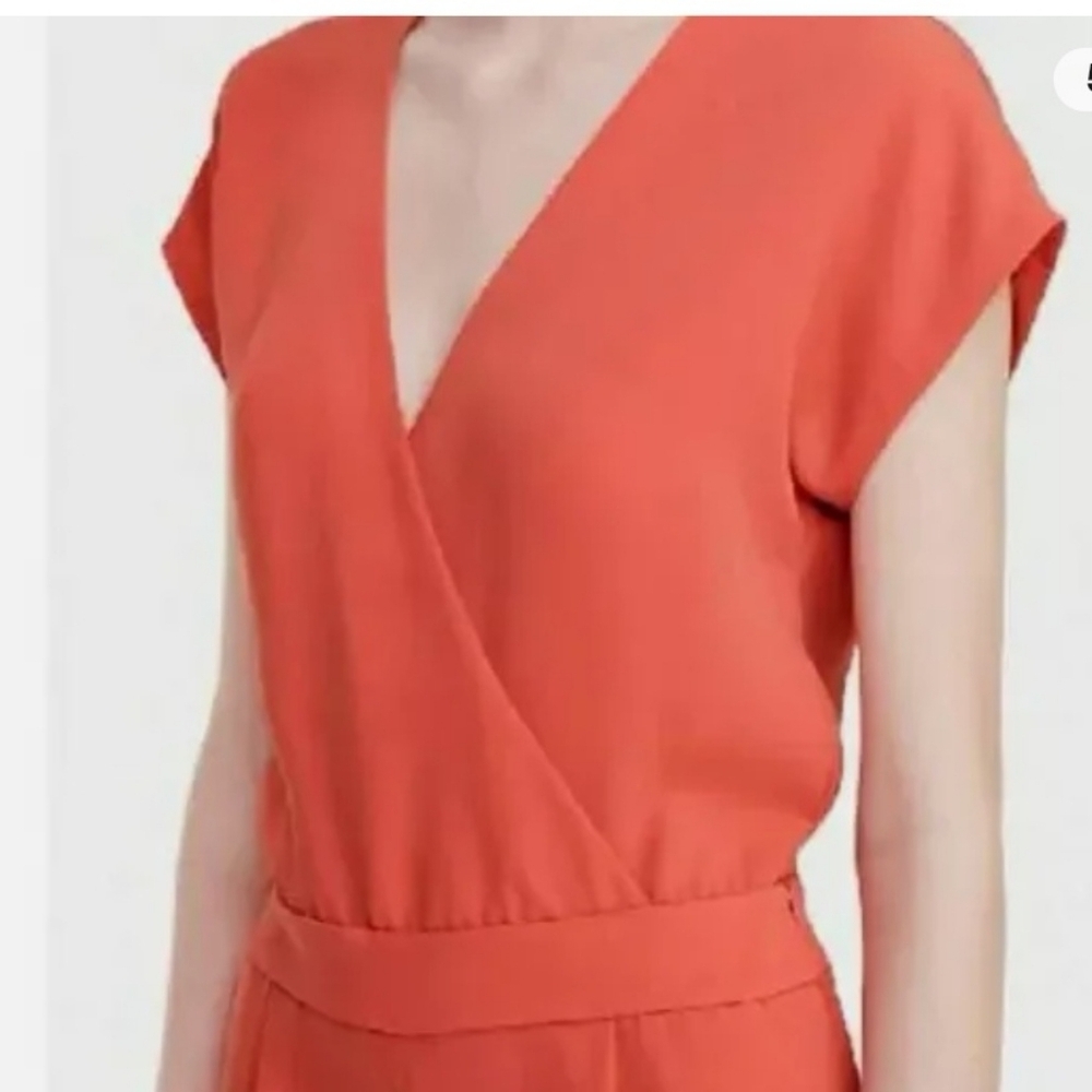 Diane Von Furstenberg Purdette Tie-Waist Short Romper - Picture 5 of 9